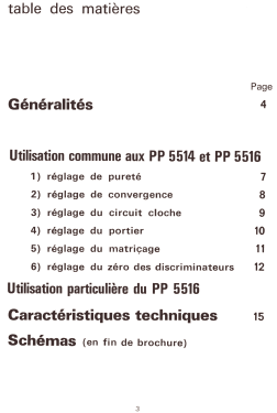 Générateur de mire couleur - Standard Secam PP5514 /01; Philips France; (ID = 2853066) Equipment