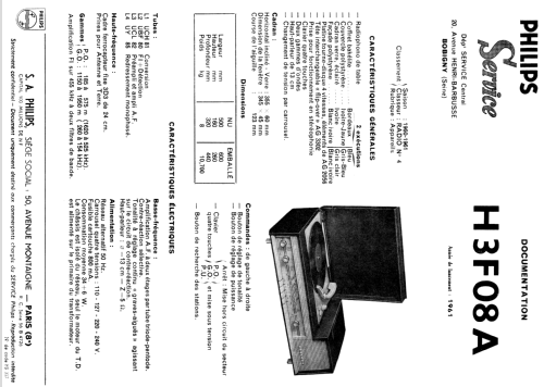 H3F08A; Philips France; (ID = 802564) Radio