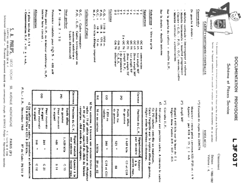 L3F03T; Philips France; (ID = 1967550) Radio