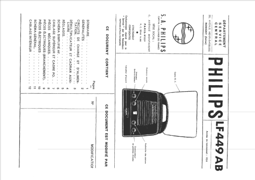 LF449AB; Philips France; (ID = 1679658) Radio