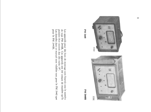 Microvoltmètre pour tension continue PM2440; Philips France; (ID = 1564694) Equipment