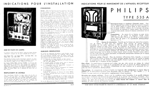 Multi-Inductance 535A; Philips France; (ID = 2495519) Radio