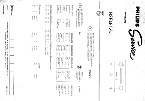 246 N2F46T /00 /12; Philips France; (ID = 844785) Car Radio