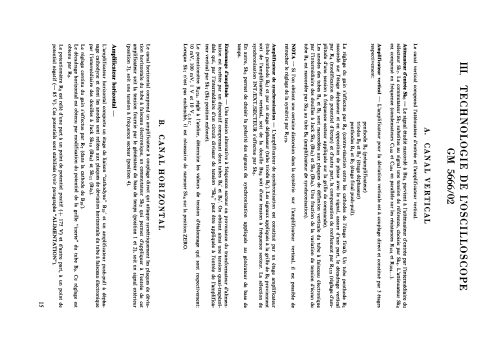 Oscilloscope GM5666 /02; Philips France; (ID = 1735987) Equipment