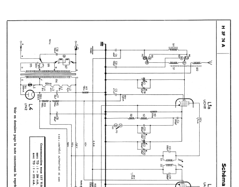 Radiophono H3F74A; Philips France; (ID = 2127415) Radio