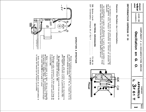 Transistors L3F61T; Philips France; (ID = 1845008) Radio