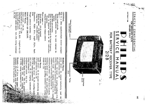 212B; Philips Electrical, (ID = 119617) Radio