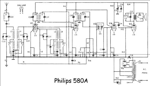 580A; Philips Electrical, (ID = 424651) Radio