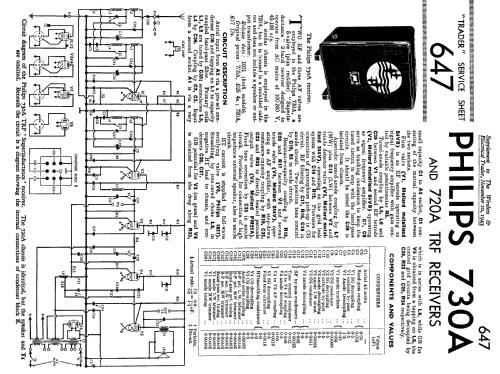 730A; Philips Electrical, (ID = 1252835) Radio