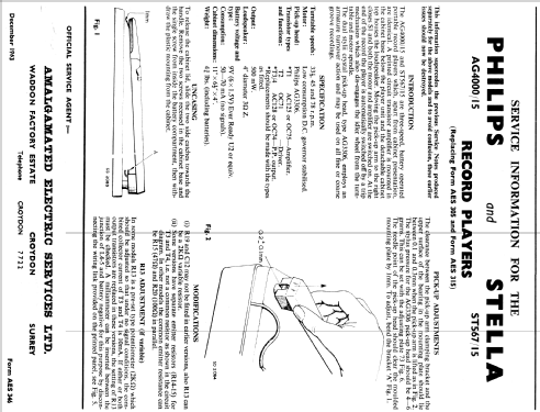 AG4000 /15; Philips Electrical, (ID = 1343218) Enrég.-R