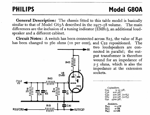 B5G80A; Philips Electrical, (ID = 577232) Radio