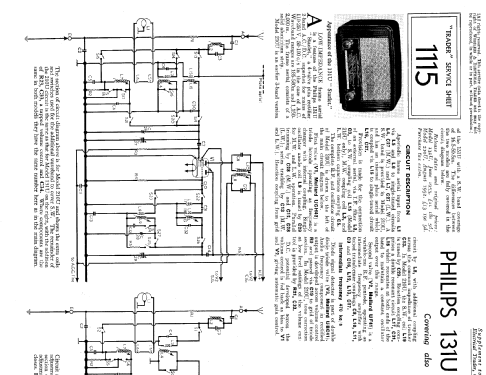 Starlet 131U ; Philips Electrical, (ID = 1026674) Radio