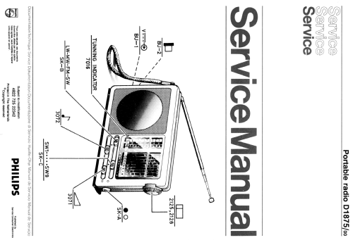 12-Band World Receiver D1875 /00; Philips Hong Kong (ID = 2541866) Radio