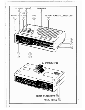 Clock Radio AJ 3280; Philips Hong Kong (ID = 3050634) Radio