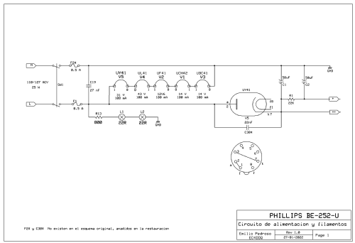 BE-252-U; Philips Ibérica, (ID = 2867449) Radio