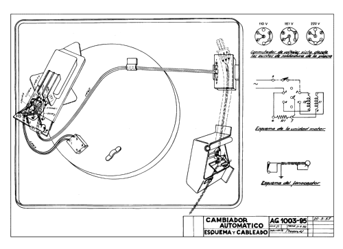 Cambiador Automático AG 1003-95; Philips Ibérica, (ID = 2408142) Enrég.-R