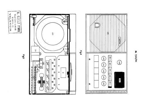 Estación Principal Intercomunicador ELA Amplifiers EL7322 /00; Philips Ibérica, (ID = 2598208) Ampl/Mixer