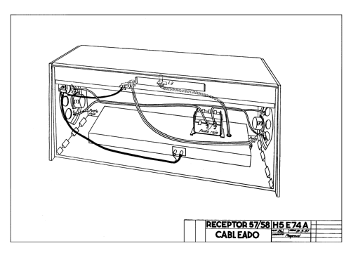 Radiofonógrafo H5E74-A Ch= B4E72-A; Philips Ibérica, (ID = 2409598) Radio