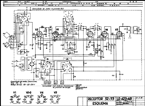 LE423AB; Philips Ibérica, (ID = 2431906) Radio