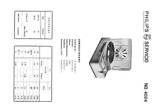 Electrófono NG-4024; Philips Ibérica, (ID = 2410192) R-Player