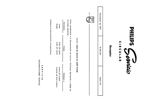 30-RB-355/OOS ; Philips Ibérica, (ID = 2086422) Radio