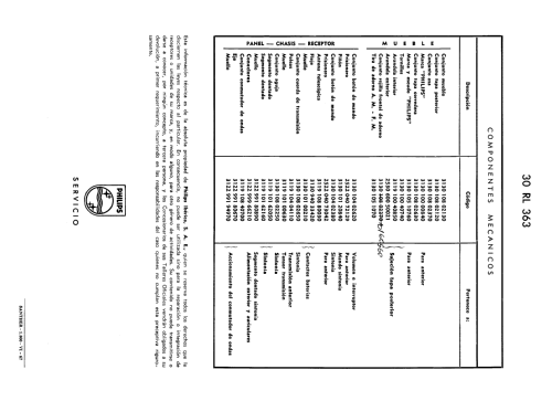 AM FM 10 Transistor 30-RL-363; Philips Ibérica, (ID = 2087382) Radio