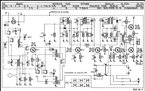 B2E48T /00G /00C /00W /00K; Philips Ibérica, (ID = 2090821) Radio