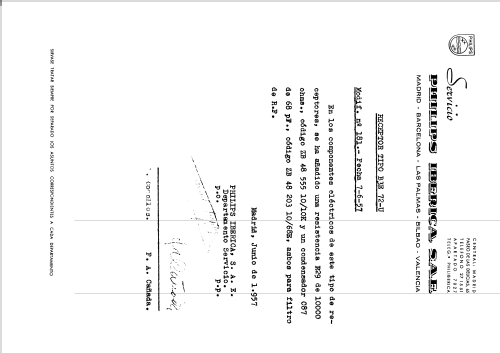 B3E72U; Philips Ibérica, (ID = 2084773) Radio