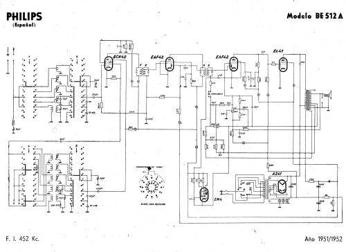 BE-512-A; Philips Ibérica, (ID = 1695187) Radio