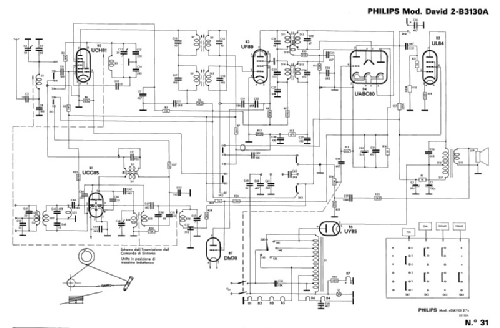 David 2 B3I30A; Philips Italy; (ID = 1003766) Radio