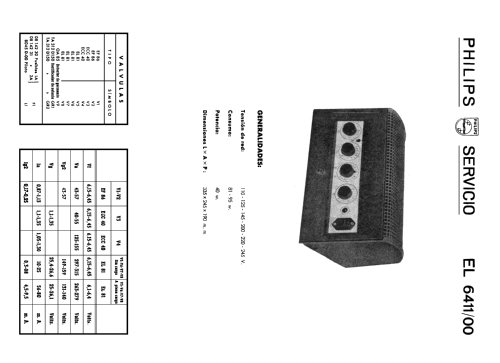 EL6411 /00; Philips Ibérica, (ID = 1956349) Ampl/Mixer