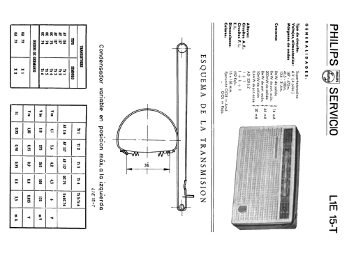 Philitina Cámara L1E15T /00X /00L; Philips Ibérica, (ID = 2091231) Radio