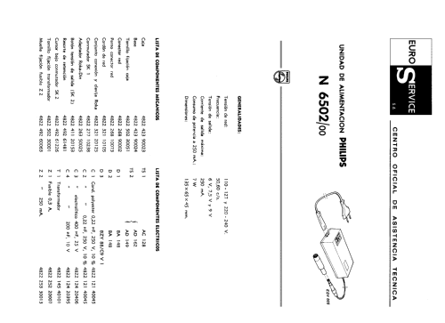 N6502 /00; Philips Ibérica, (ID = 2093081) Power-S
