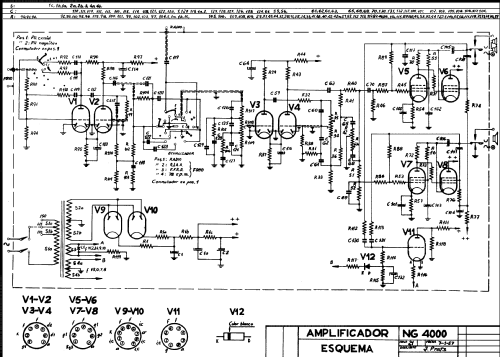 NG-4000; Philips Ibérica, (ID = 2071409) Ampl/Mixer