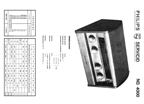 NG-4000; Philips Ibérica, (ID = 2071410) Ampl/Mixer