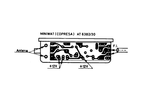 Copresa UHF Selector de Canales - Channel Selector / Tuner AT6382 /30; Philips Ibérica, (ID = 2225382) Adapter