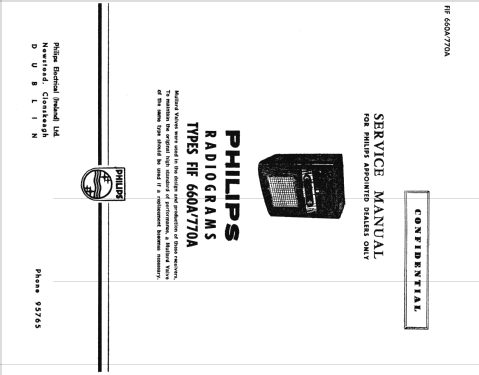 FIF 660A; Philips Electrical (ID = 1287099) Radio