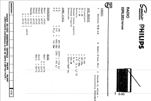 22RL282/00R; Philips Belgium (ID = 1196391) Radio