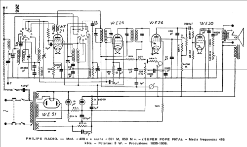 653M; Philips Italy; (ID = 105537) Radio