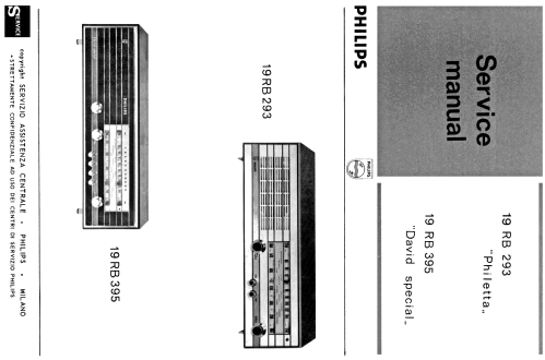 David special 19RB395 /00; Philips Italy; (ID = 2035364) Radio