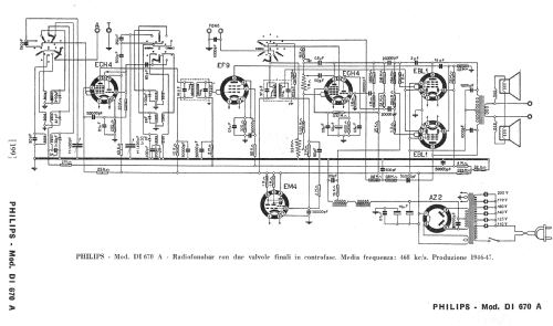 DI670/A; Philips Italy; (ID = 257207) Radio