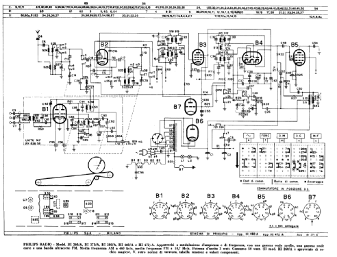 HI460A; Philips Italy; (ID = 256478) Radio