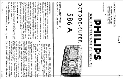 586A; Philips Belgium (ID = 1531267) Radio