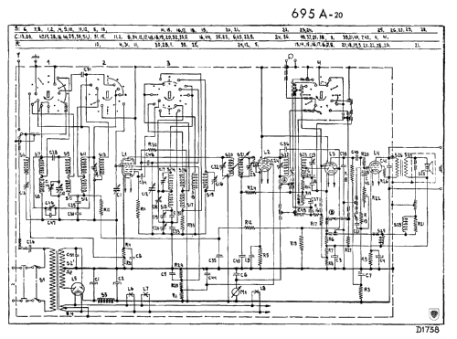 695AU -20; Philips Belgium (ID = 452878) Radio