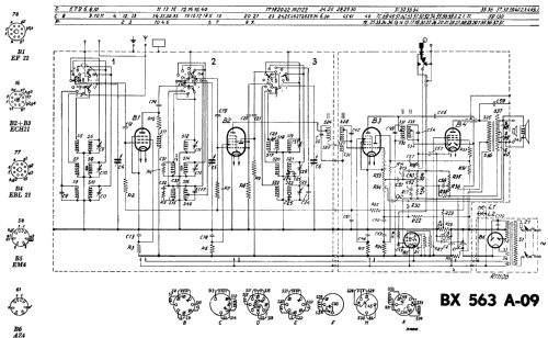 BX563A /09; Philips Belgium (ID = 1641931) Radio