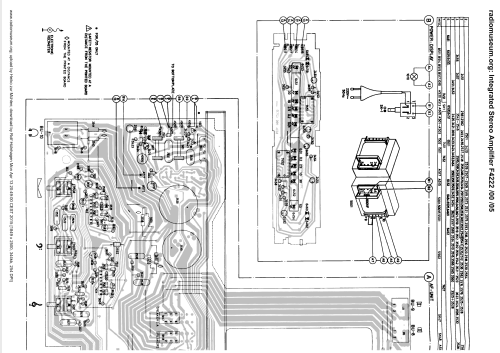 Integrated Stereo Amplifier F4222 /00 /05; Philips Belgium (ID = 1820465) Ampl/Mixer