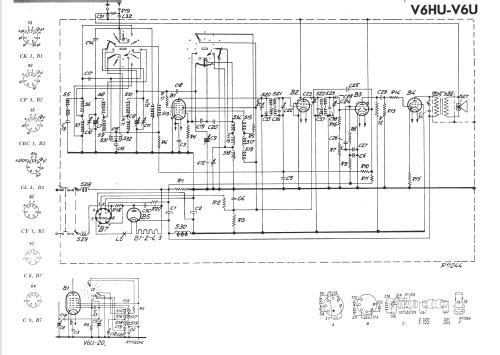 Pionier V6U -20 -29, V6HU, V6HU -06 -20; Philips Belgium (ID = 1921087) Radio