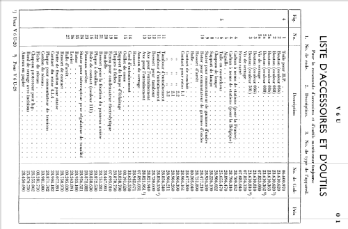 Pionier V6U -20 -29, V6HU, V6HU -06 -20; Philips Belgium (ID = 1517059) Radio