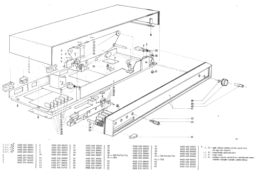 22RH701 /00N, 22RH701 /00P, 22RH701 /00T, 22RH701 /00Z; Philips Belgium (ID = 658585) Radio