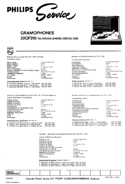 All Transistor 22GF210 /04B /04L; Philips - Österreich (ID = 2902721) R-Player